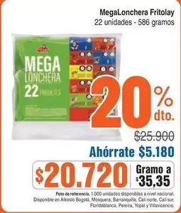 Alkosto Nacional - megalonchera fritolay oferta