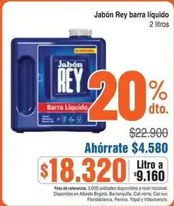 Alkosto Rey - jabón barra líquido oferta