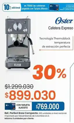 Alkosto Oster - cafetera expreso oferta