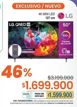 Alkosto Lg - 4k mini led 127 cm oferta