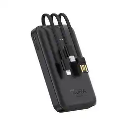 Falabella GAR261 Power Bank Mini Portátil 5000mAh con 3 Cables Negro oferta