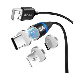 Falabella Cable Usb 3 En 1 Salida Tipo C, V8 Y Lightning 1hora Cab253 oferta