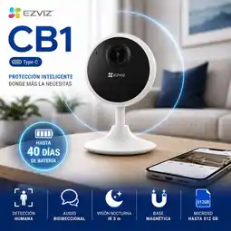 Falabella Cámara WiFi CB1 Full HD 1080p con batería, detección humana y audio bidireccional oferta