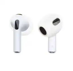 Falabella Fundas Protectoras De Silicona Para Audífonos Tipo AirPods Par Blanco oferta