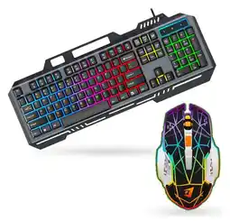 Falabella Teclado Sensación Mecánica Rgb Con Mouse Dual Modo bluetooth2.4g Silencioso oferta
