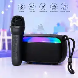 Falabella Parlante Bluetooth Portátil Con Micrófono Luces RGB oferta