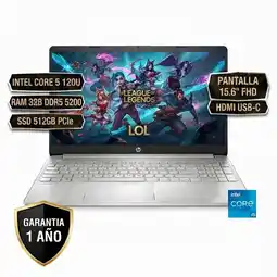 Falabella PORTATIL 15-FD0354LA INTEL CORE 5 120U RAM32GB DDR5 5200 SSD 512GB SSD CIe, 15.6 FHD HDMI USB-C oferta