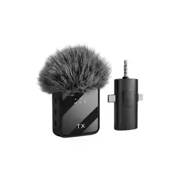 Falabella Micrófono Inalámbrico Omnidireccional De Solapa Para Celular Camaras Accesorios Color Negro oferta