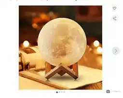 Falabella Lampara Estilo Luna Moon Light Led 3D oferta