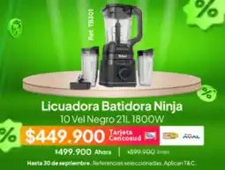 Jumbo Ninja - licuadora batidora 10 vel negro 21l 1800w oferta