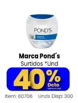 MercaTodo Marca Pond's Surtidos oferta