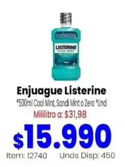 MercaTodo Listerine enjuague oferta