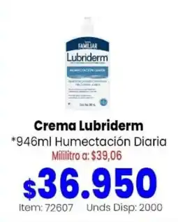 MercaTodo Lubriderm Crema Humectación Diaria oferta