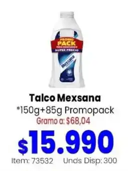 MercaTodo Talco Mexsana oferta