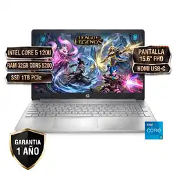 Falabella PORTATIL 15-FD0354LA INTEL CORE 5 120U RAM 32GB DDR5 5200 SSD 1TB SSD PCIe, 15.6 FHD HDMI USB-C oferta