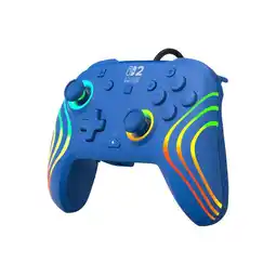 Falabella Control Nsw2 Afterglow Wave Wired Tb Nintendo Switch Azul oferta