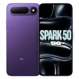 Falabella Celular Tecno Spark 50 5G 256GB/8GB - Morado oferta