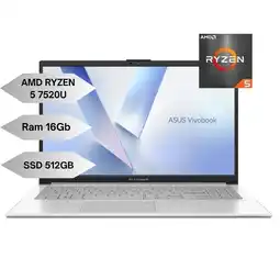 Falabella E 1504FA-BQ2334-AMD RYZEN 5 7520U-16GB LPDDR5-512GB SSD-WINDOWS 11 HOME oferta