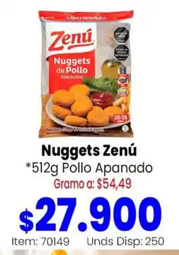 Mercamio Zenú Nuggets de Pollo Apanados oferta
