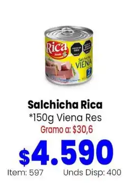 Mercamio Salchicha Rica oferta