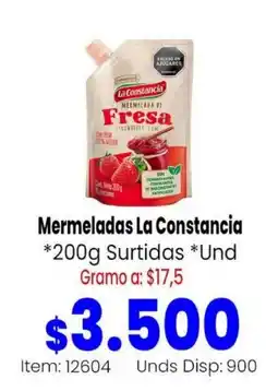 Mercamio Mermeladas La Constancia oferta