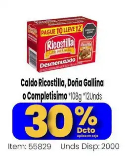 Mercamio Doña Gallina Caldo Ricostilla o Completisimo oferta