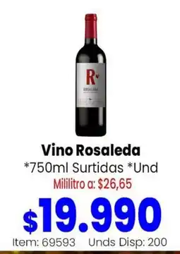 Mercamio Vino Rosaleda oferta