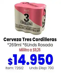 Mercamio Cerveza Tres Cordilleras oferta