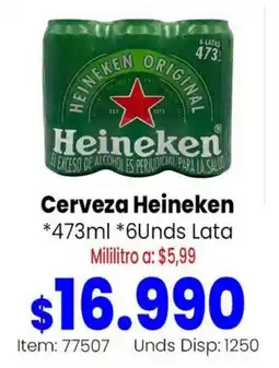 Mercamio Heineken Cerveza Heineken oferta