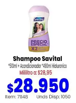 Mercamio Shampoo Savital oferta