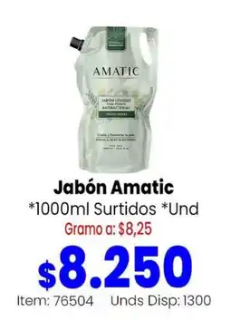 Mercamio Amatic jabón líquido oferta