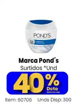 Mercamio Marca Pond's Surtidos oferta