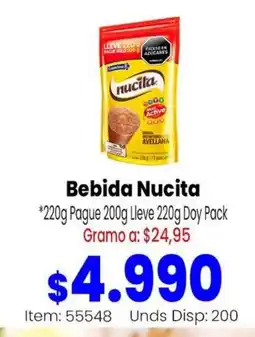 Mercamio Bebida Nucita oferta
