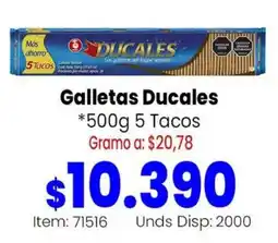 Mercamio Galletas Ducales oferta
