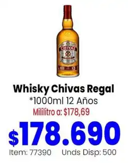 Mercamio Whisky Chivas Regal oferta