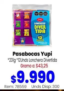 Mercamio Pasabocas Yupi oferta