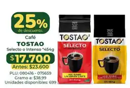 Belalcazar Café Tostao Selecto o Intenso oferta