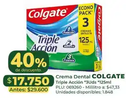 Belalcazar Colgate Crema Dental Triple Acción oferta
