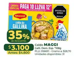 Belalcazar Maggi caldo de gallina oferta