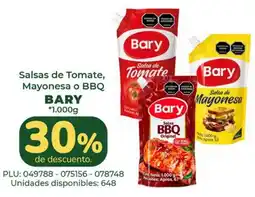 Belalcazar Bary salsas de tomate mayonesa o bbq oferta