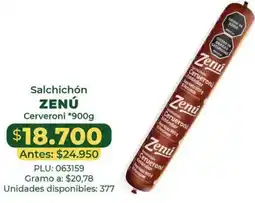 Belalcazar Zenu salchichon cerveroni oferta