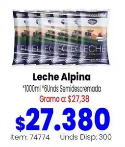 Mercamio Leche Alpina oferta
