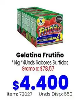 Mercamio Frutino gelatina oferta
