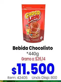 Mercamio Chocolisto Bebida oferta