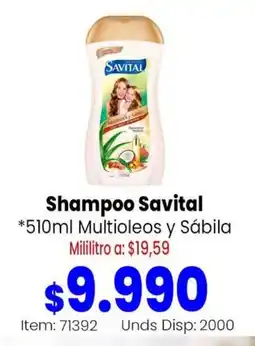 Mercamio Shampoo Savital oferta