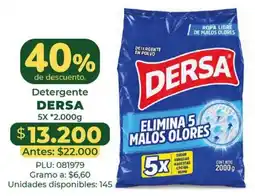Belalcazar Dersa detergente en polvo oferta