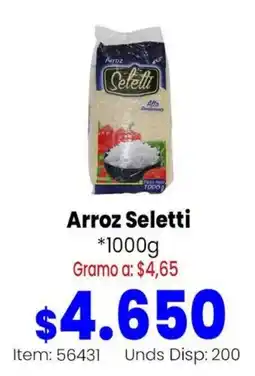 Mercamio Arroz Seletti oferta