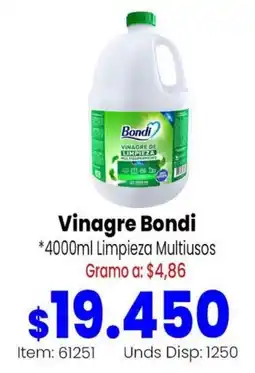 Mercamio Bondi vinagre de limpieza multiusos oferta