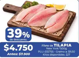 Belalcazar Filete de Tilapia New York oferta