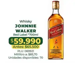 Belalcazar Whisky Johnnie Walker Red Label oferta